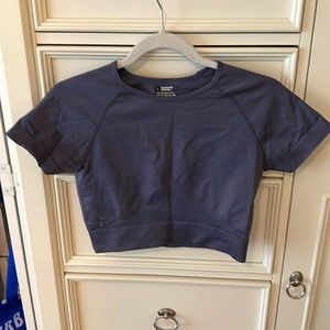 Cropped athletic top